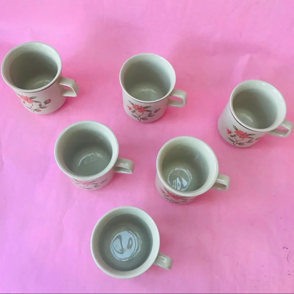 Vintage porcelain tea cups